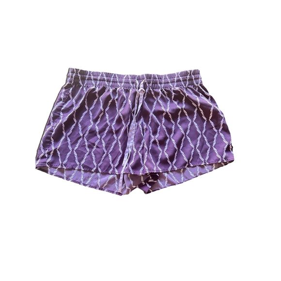 Gilligan O’Malley Purple Sleep Shorts Pajama Drawstring Waist Size Large - Picture 1 of 5